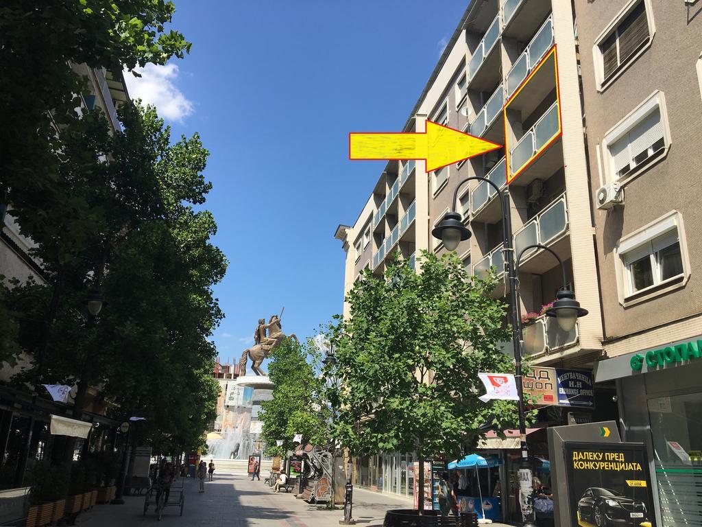 Arss Apartment Skopje Main Square المظهر الخارجي الصورة